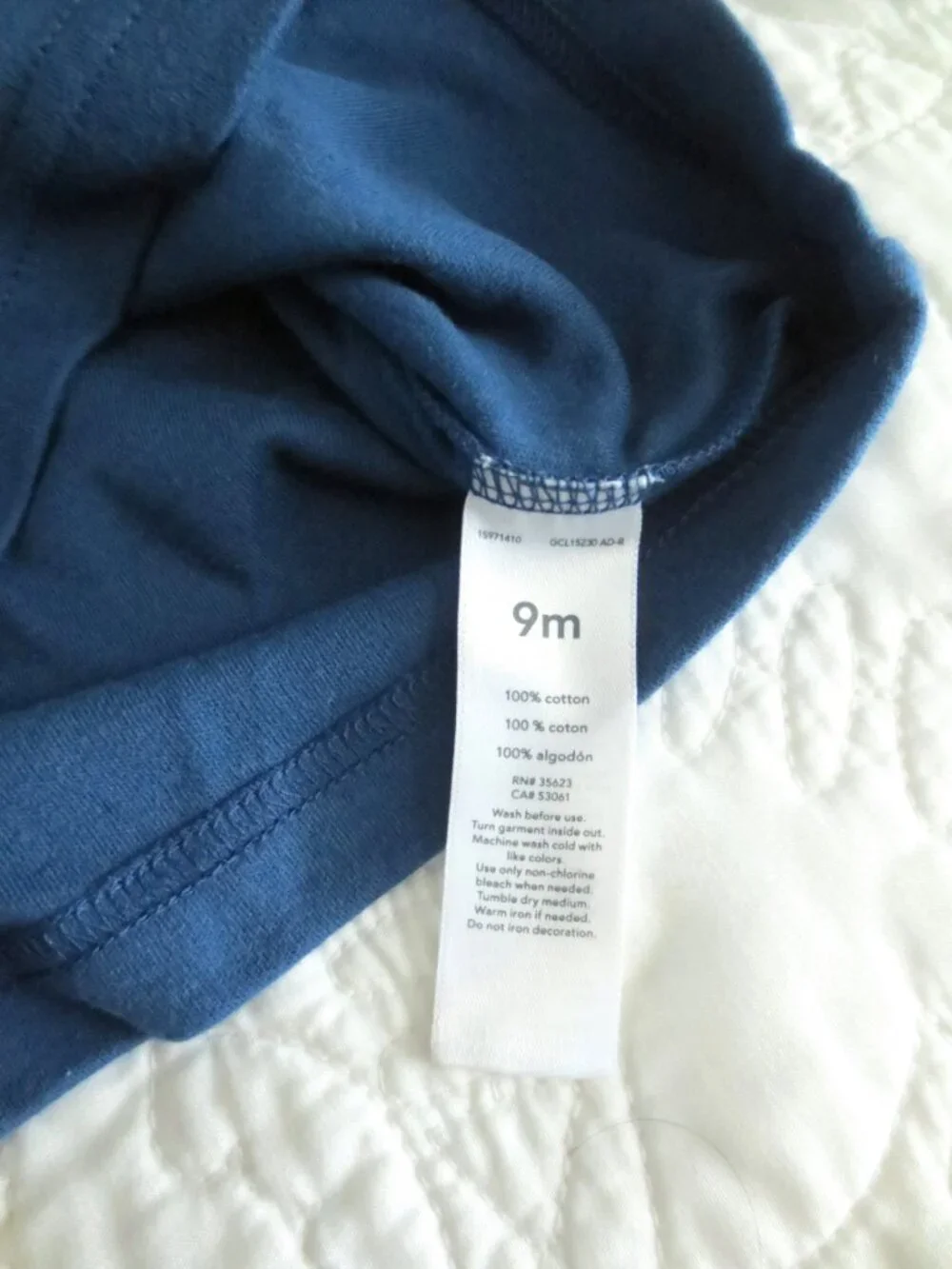Carter's 3 Piece Nautical Boy's 9M Bodysuits